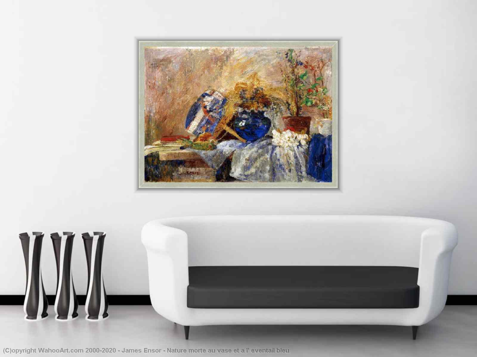 Ensor、NATURE MORTE AVEC EVENTAILE Ensor、NATURE MORTE AVEC EVENTAILE