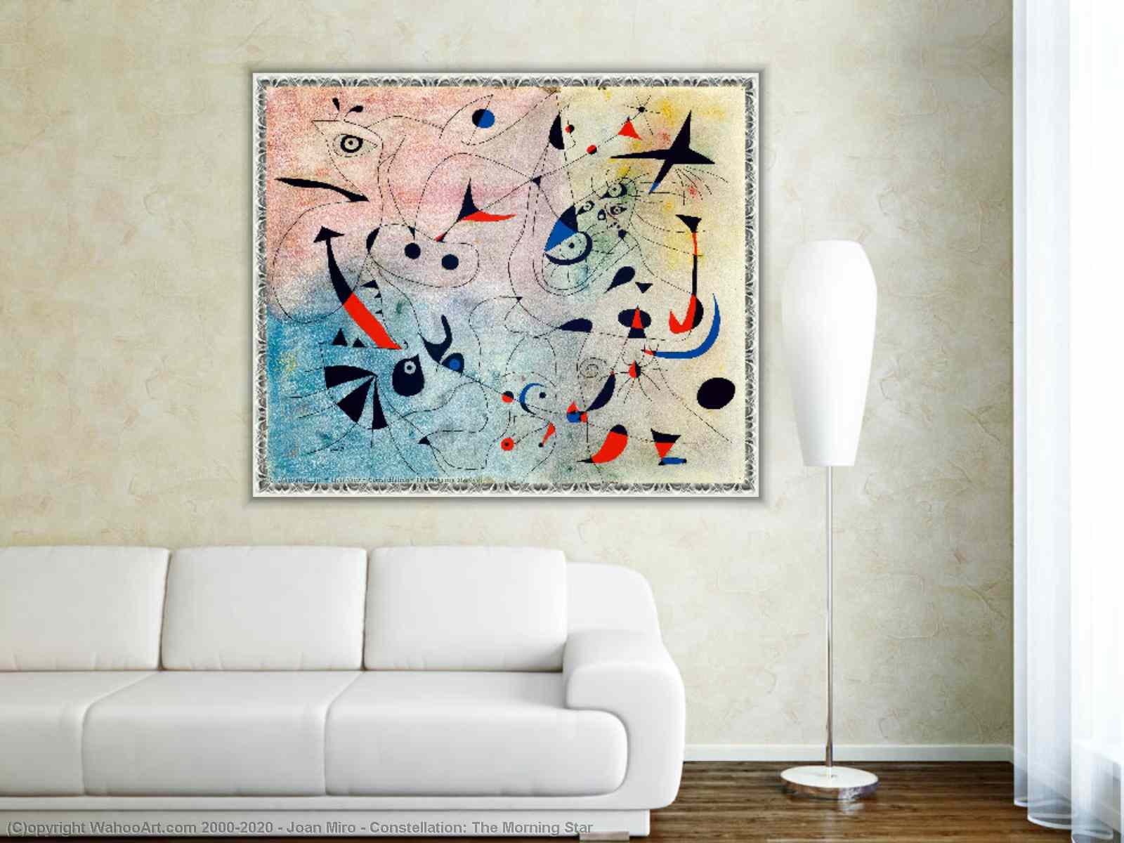 Constellation: The Morning Star by Joan Miró | Most-Famous-Paintings.com