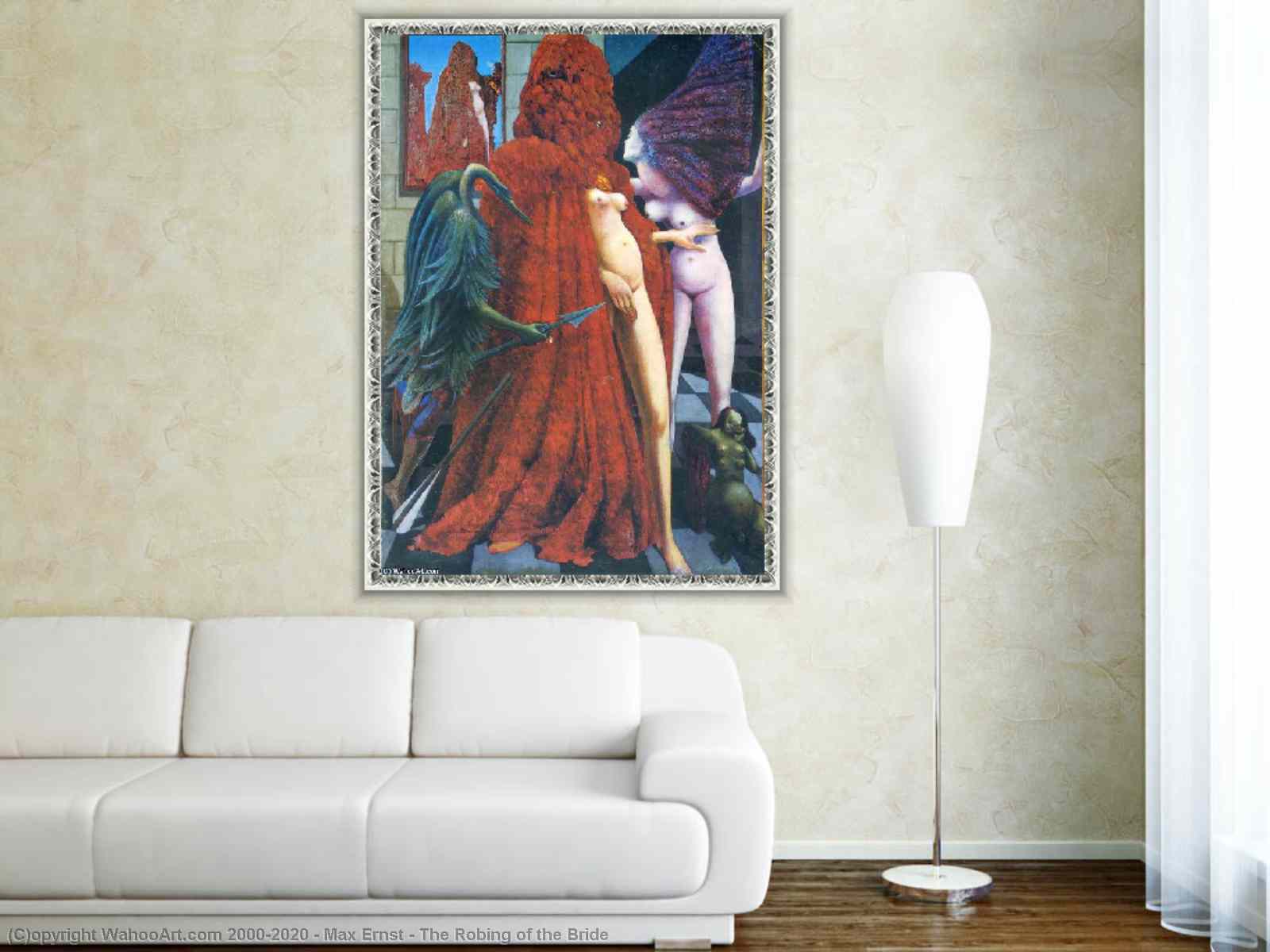 The Robing of the Bride by Max Ernst | Most-Famous-Paintings.com