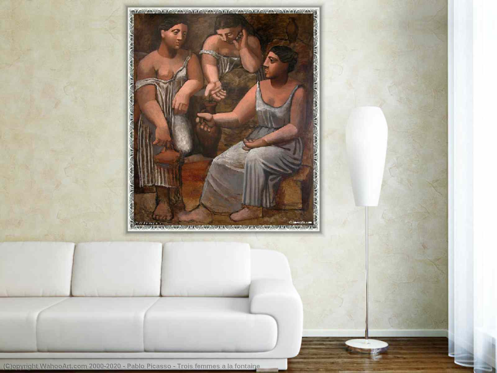 Pablo Picasso、TROIS FEMMES A LA FONTAINE Trois femmes a la