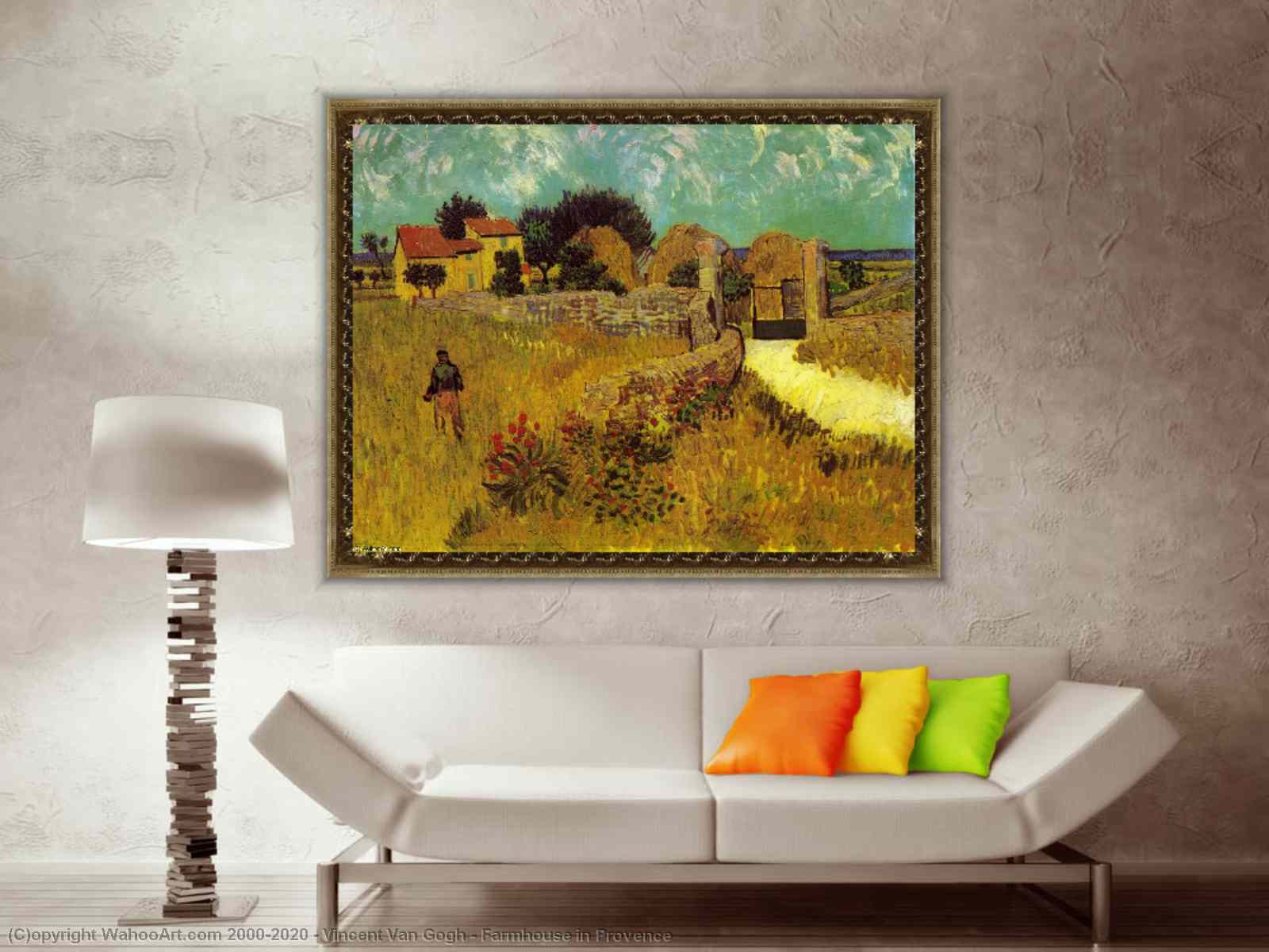 Riproduzioni Di Belle Arti Agriturismo in Provenza di Vincent Van Gogh