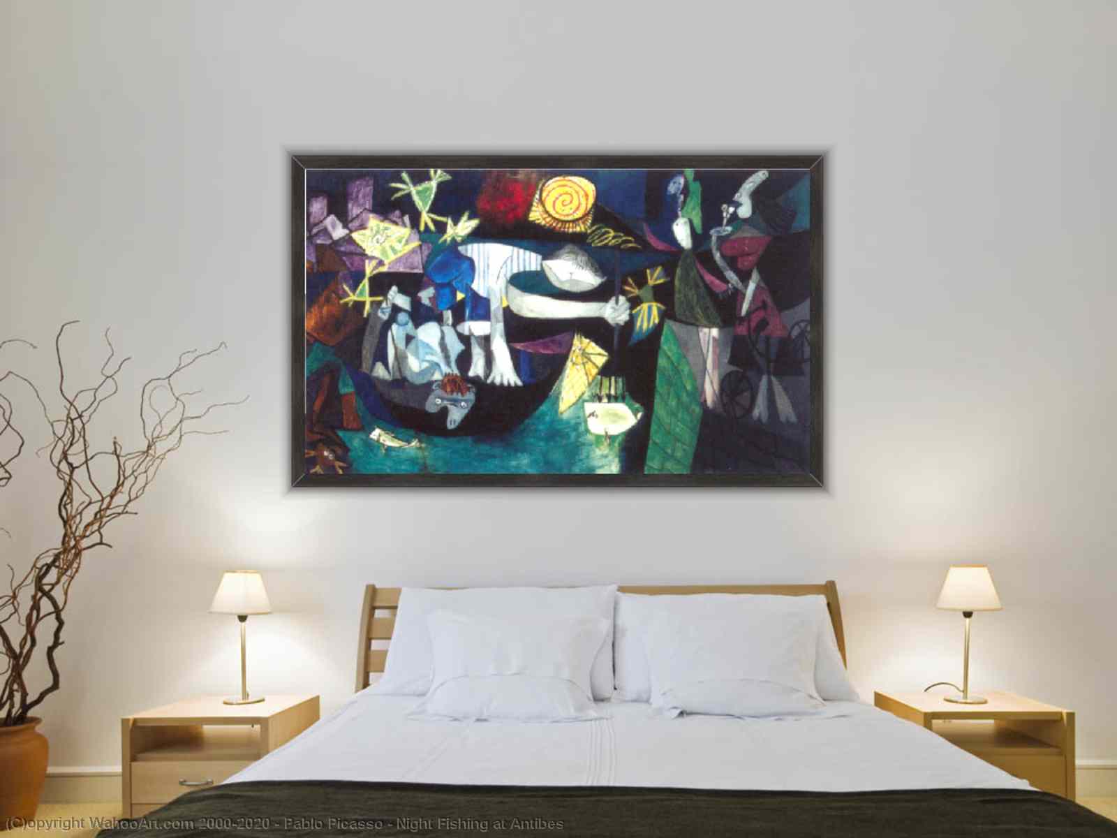Pablo Picasso Night Fishing at Antibes, Glass Custom for Art, Famous Glass  Wall, Glass Wall Art, Glass Wall Art Modern, Picasso Glass Wall, -   Canada