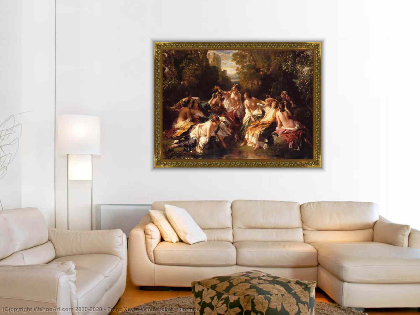 Oil Painting Replica | Florinda by Franz Xaver Winterhalter | Most ...