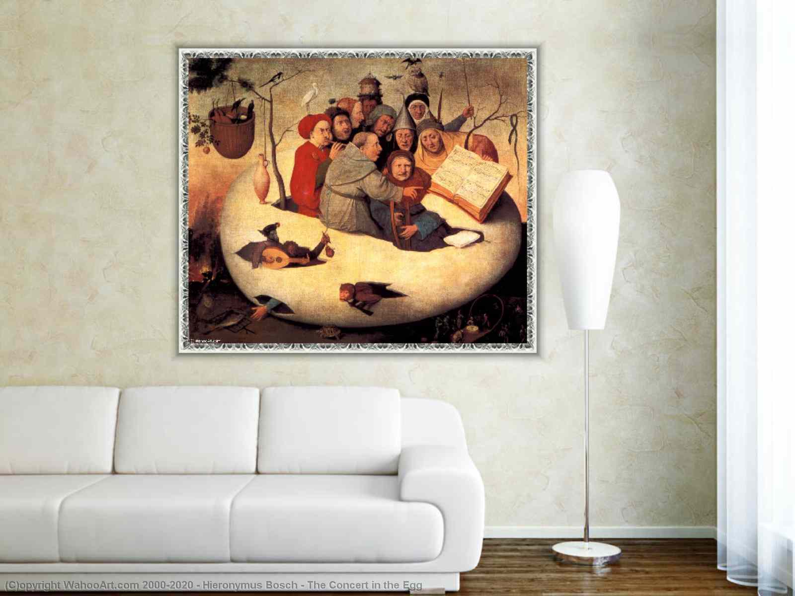 Artwork Replica The Concert in the Egg by Hieronymus Bosch Most