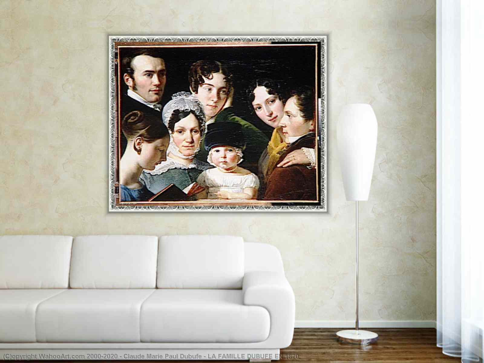 Museum Art Reproductions | LA FAMILLE DUBUFE EN 1820 by Claude Marie ...