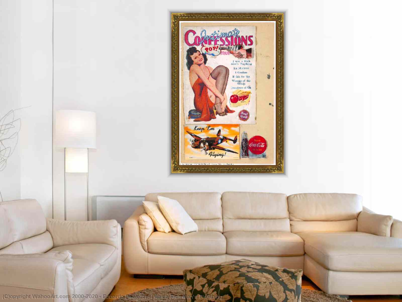 I was a Rich Man’s Plaything by Eduardo Paolozzi Oil Painting Replica