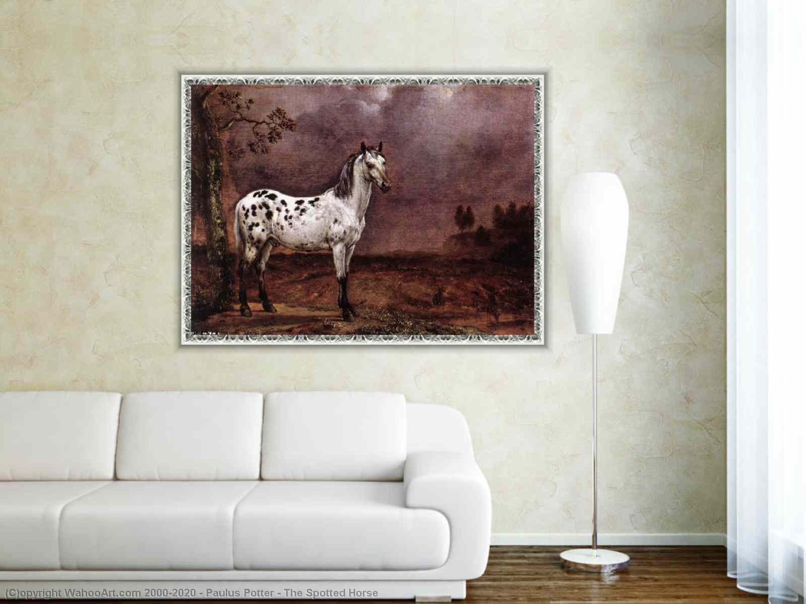 Spotted Horse Painting Oil on Canvas