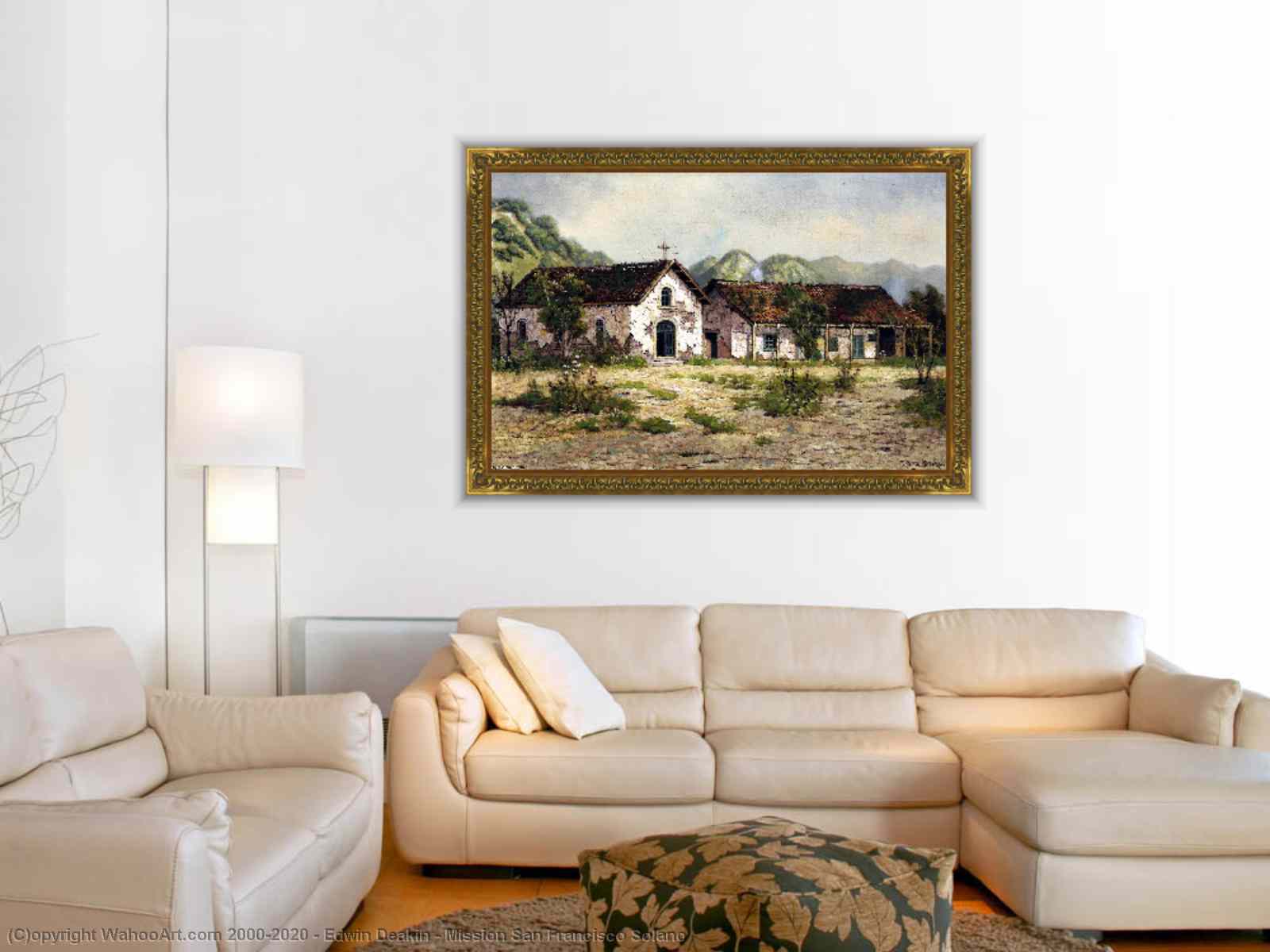 Order Artwork Replica Mission San Francisco Solano by Edwin Deakin |  Most-Famous-Paintings.com