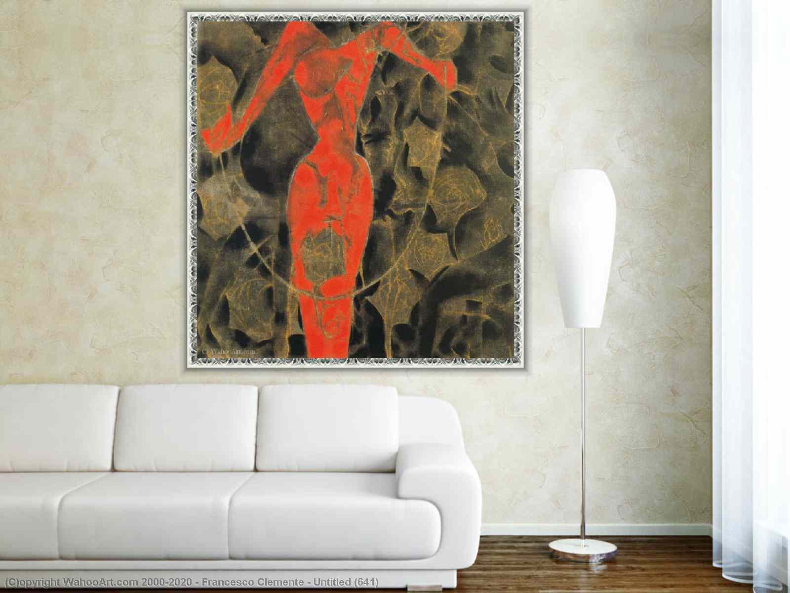 Untitled 641 By Francesco Clemente Oil Painting Replica Most Famous Paintings Com